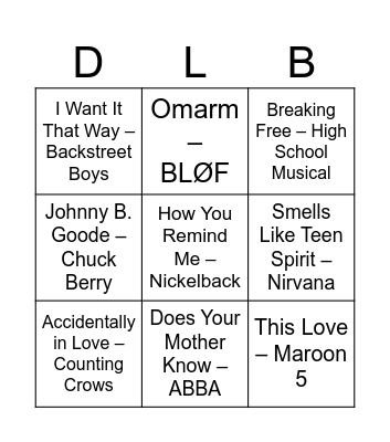 Dollars Live Bingo Card