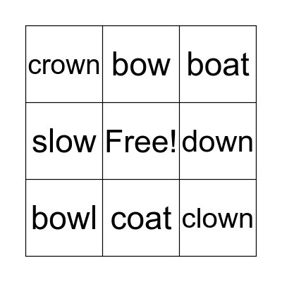 B I N G O Bingo Card