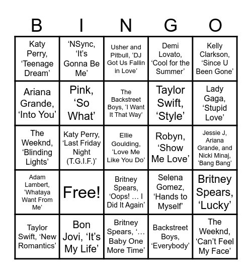 Maxxed Out Martin Bingo Card