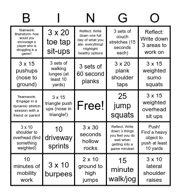 DE Heart Bingo- Board 1 Bingo Card