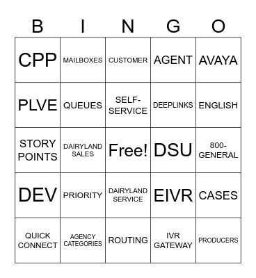 Retro Phoenix Bingo Card