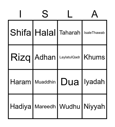 GRADE 3 BINGO Card