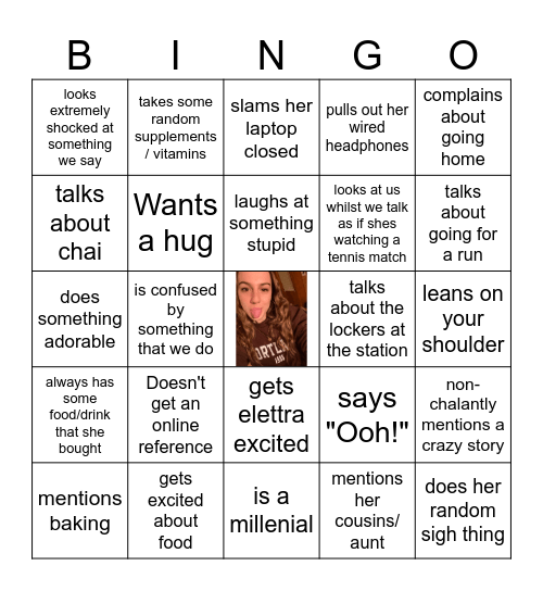 Electricity Bingo Card