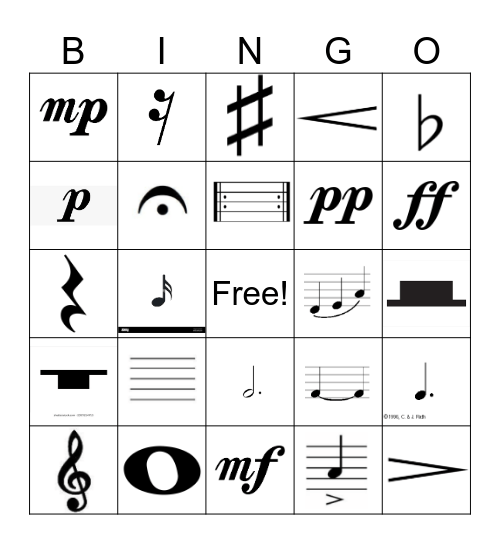 Unit 5 Review Bingo Card