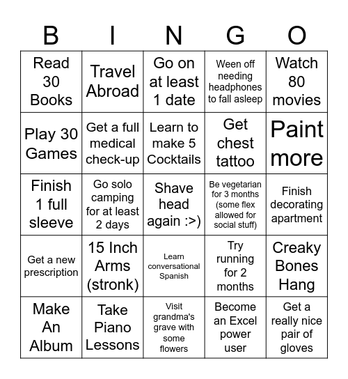 WE ALL FAM Bingo Card