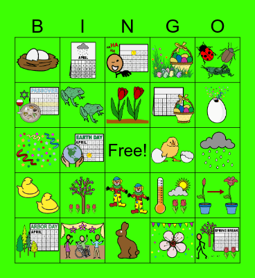 April Epic books Bingo Card