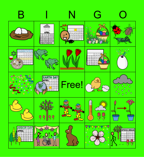 April Epic books Bingo Card