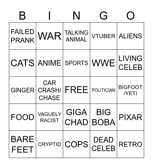 BRAINROT BINGO Card