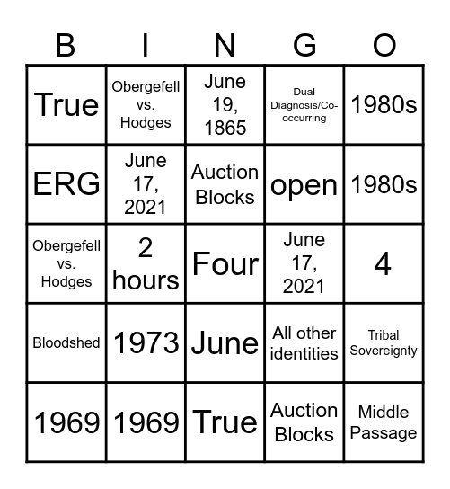 Equity Bingo December 2025 Bingo Card