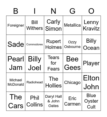 Game 1 - Flamingo Bingo Maiden Voyage Bingo Card