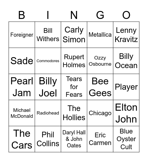 Game 1 - Flamingo Bingo Maiden Voyage Bingo Card