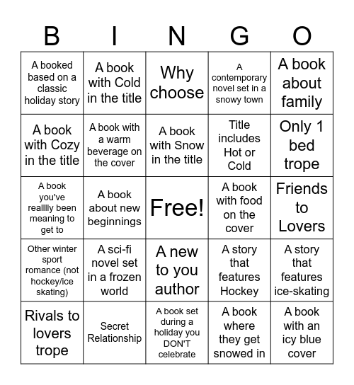 Winter '25 Uhmegaverse Bingo Card