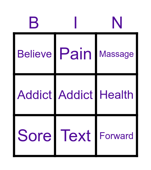 Bingo 8 Bingo Card
