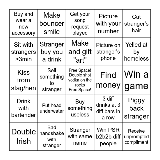 James Birthday Bingo II Bingo Card