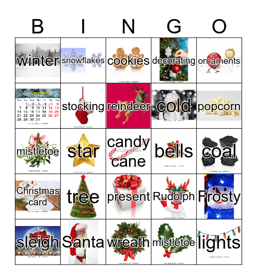 Christmas Bingo Card