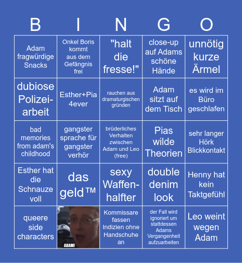 Fluch des Geldes Bingo Card