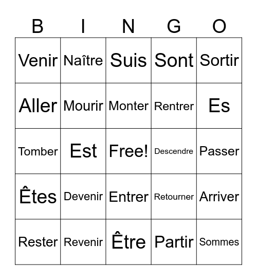 Dr Mrs Vandertrampp Bingo Card