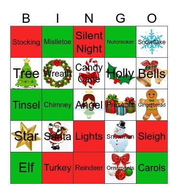 Ho! Ho! Bingo Card