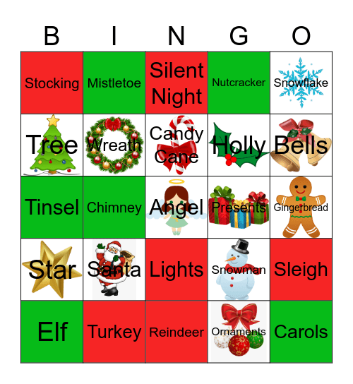 Ho! Ho! Bingo Card