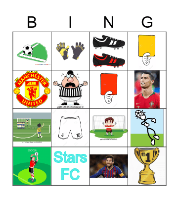 Soccer Bingo Card