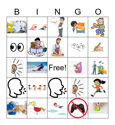 Abilities Bingo Card