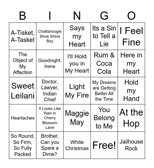 Birthday Bingo Card