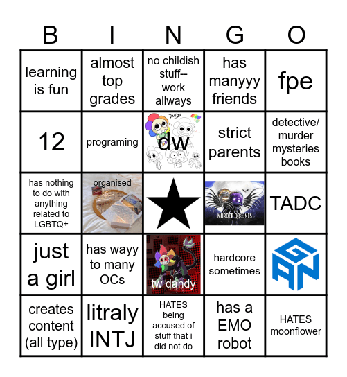 GLITCHlab_404's Bingo Card