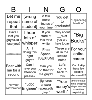 Transport Bingo! Bingo Card