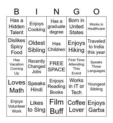 Impact of Women! Find Someone Who... Bingo Card