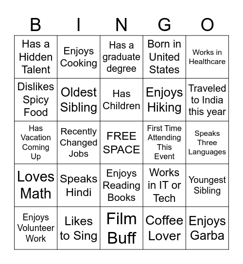 Impact of Women! Find Someone Who... Bingo Card