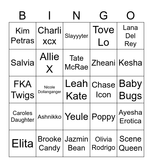Lol I'm just saving it Bingo Card