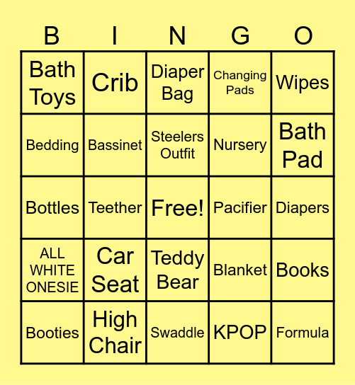 Kevin is Going to be Kpop! Bingo Card