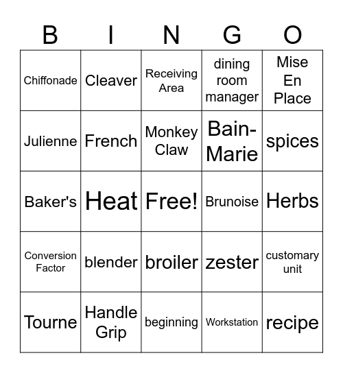 Bingotastic!! Bingo Card