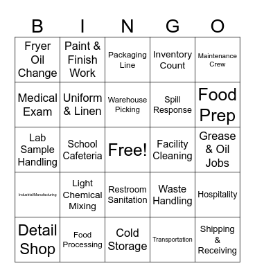 AMMEX USE CASES & FOCUS SEGMENTS Bingo Card