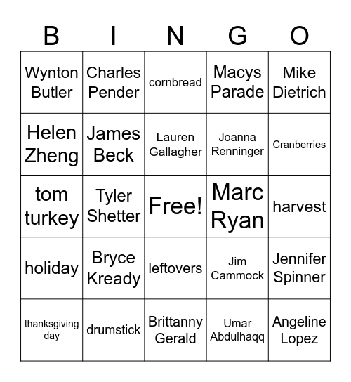 Audit Blessings Bingo Card