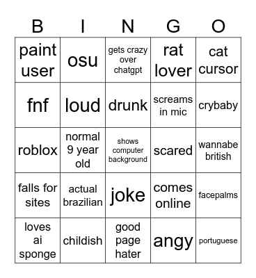 Miguel Bingo Card Bingo Card