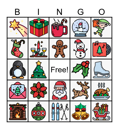 Christmas Bingo! Bingo Card