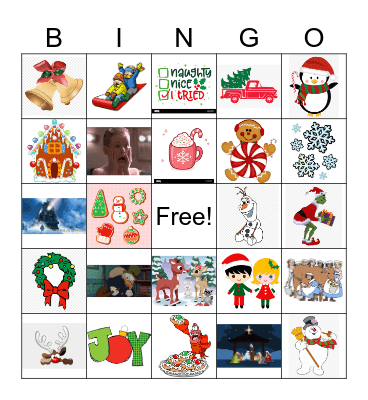 Christmas Bingo Card