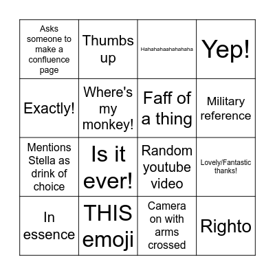 John Bingo Card