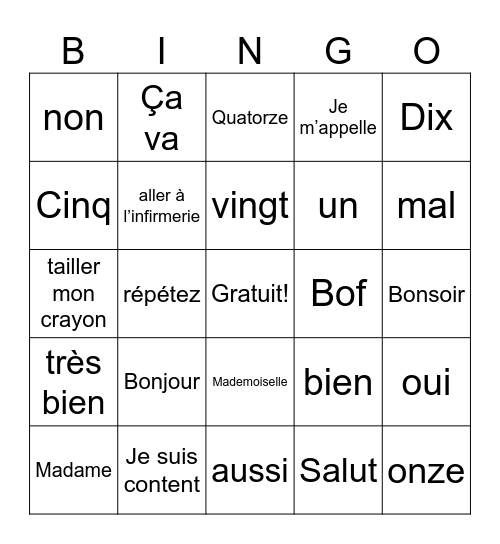 Kenji Galperin Bingo Card