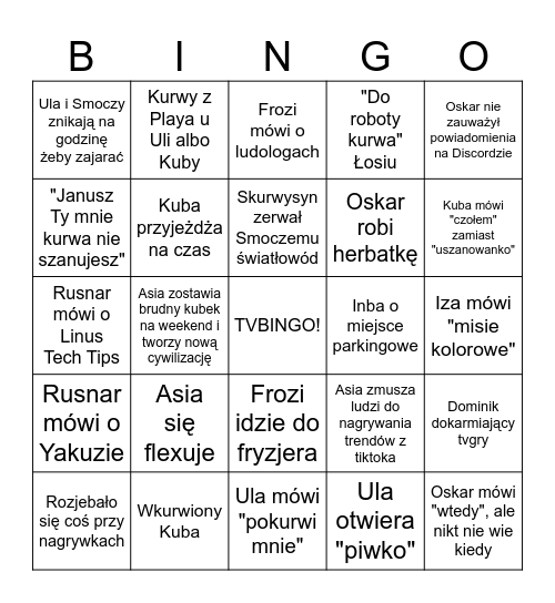 TVBINGO Card
