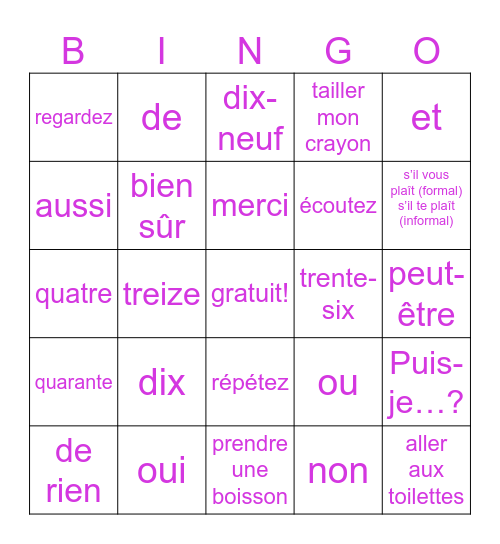 Annabelle Dougherty Bingo Card