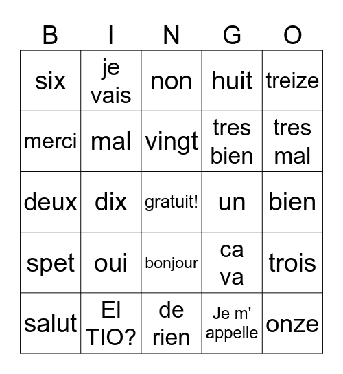 Bryson Luke Bingo Card