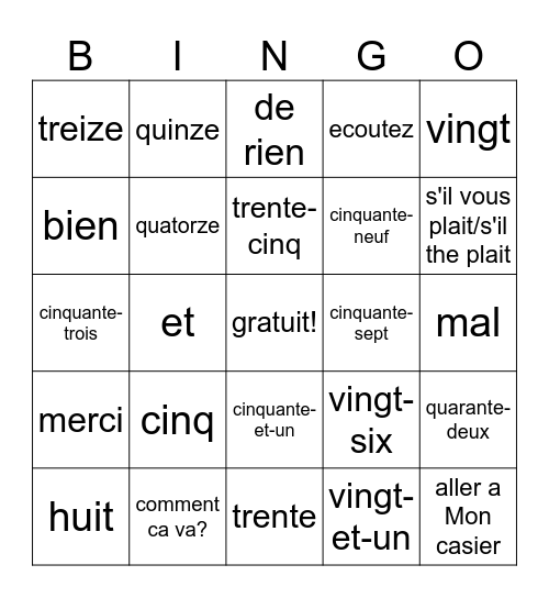 Paisley Richards Bingo Card