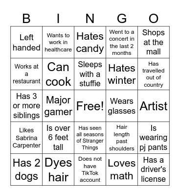 Sollevare Community Bingo Card