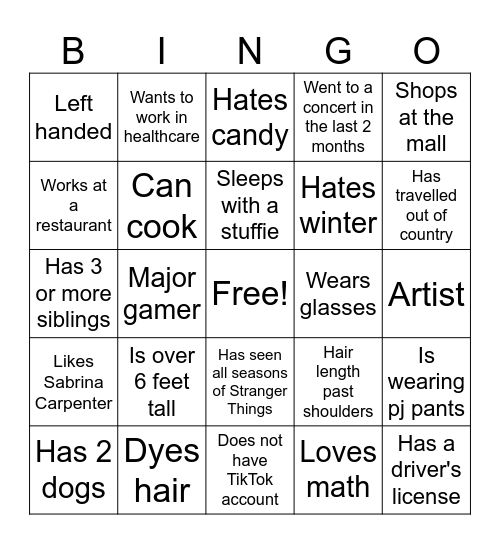 Sollevare Community Bingo Card