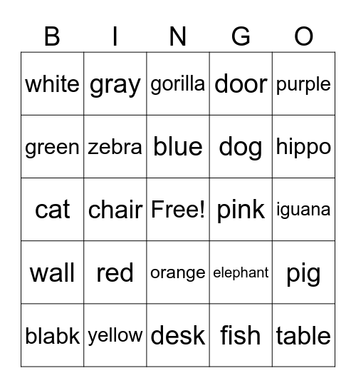 בדיקה Bingo Card