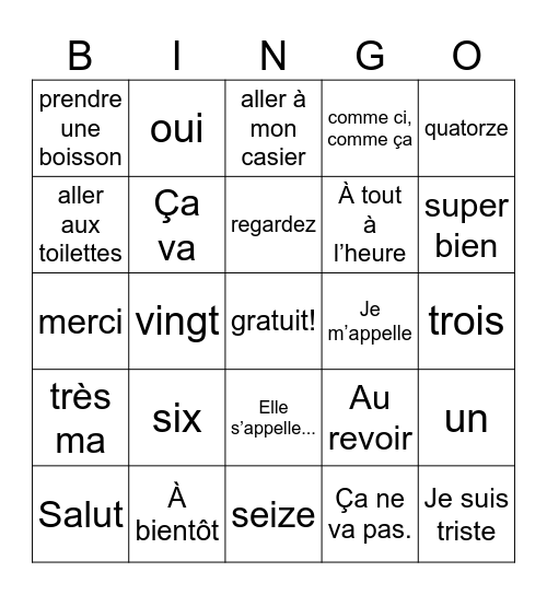 Keianah ortiz Bingo Card