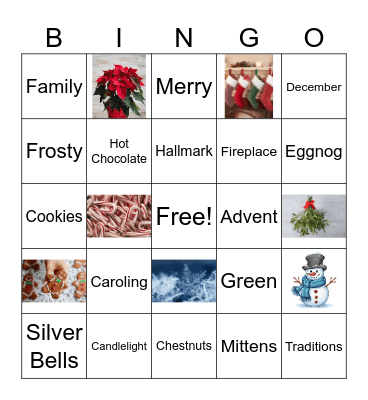 Christmas 2026 Bingo Card