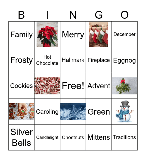 Christmas 2026 Bingo Card